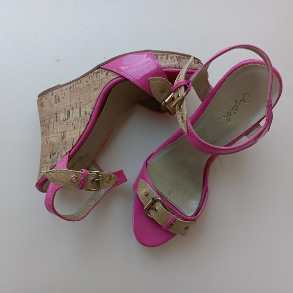 HOT PINK QUPID women's heels US 8.5 - Picture 4 of 6